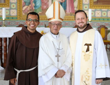 3 anos da presença franciscana no Santuário Frei Galvão